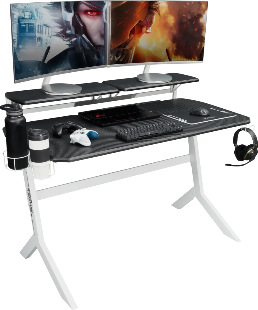 Navagle White Gaming Desk - Thumbnail - Image 5