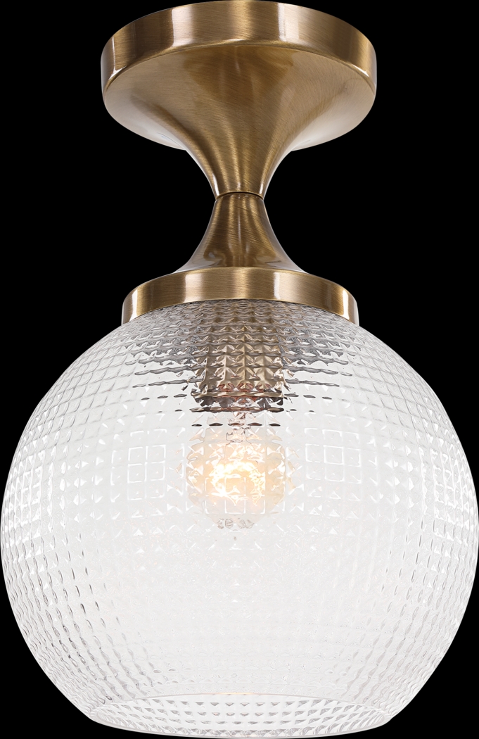 Navajo Point Brass Pendant - Thumbnail - Image 2