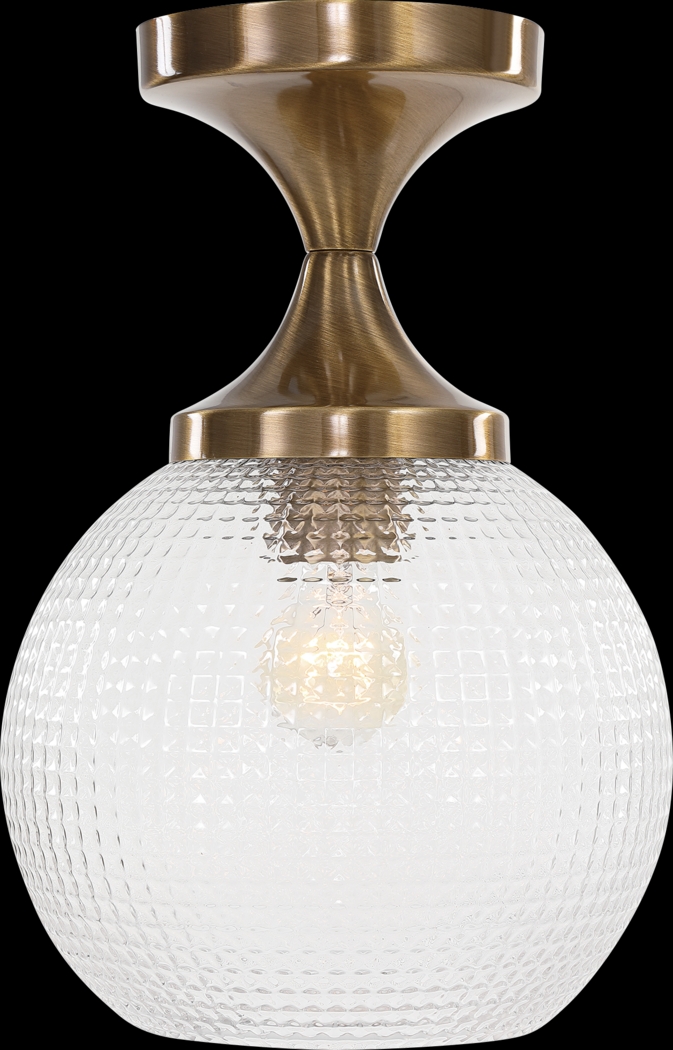 Navajo Point Brass Pendant - Thumbnail - Image 4