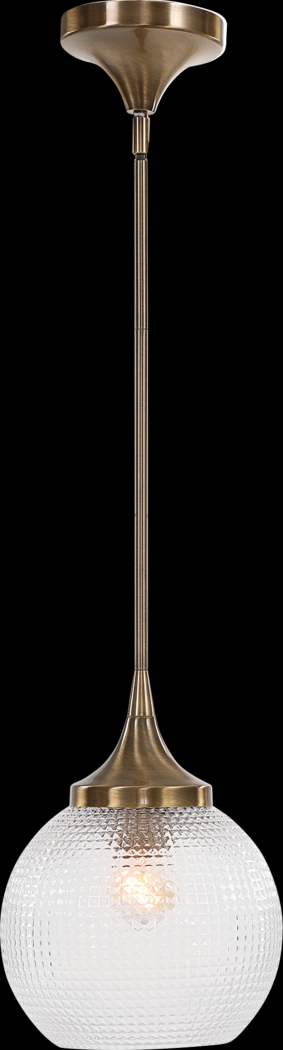 Navajo Post Brass Pendant - Thumbnail - Image 1