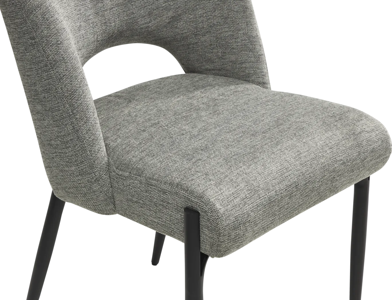 Navarro Charcoal Dining Chair - Thumbnail - Image 3
