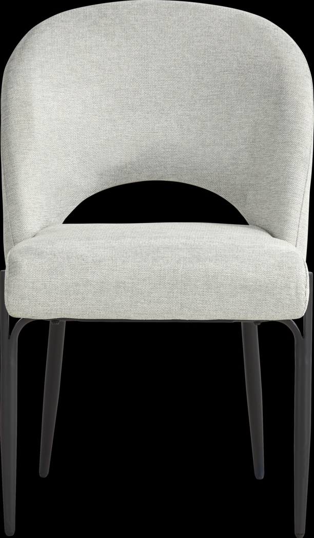 Hollybrooke Black 5 Pc Dining Room with Light Gray Chairs - Thumbnail - Image 5