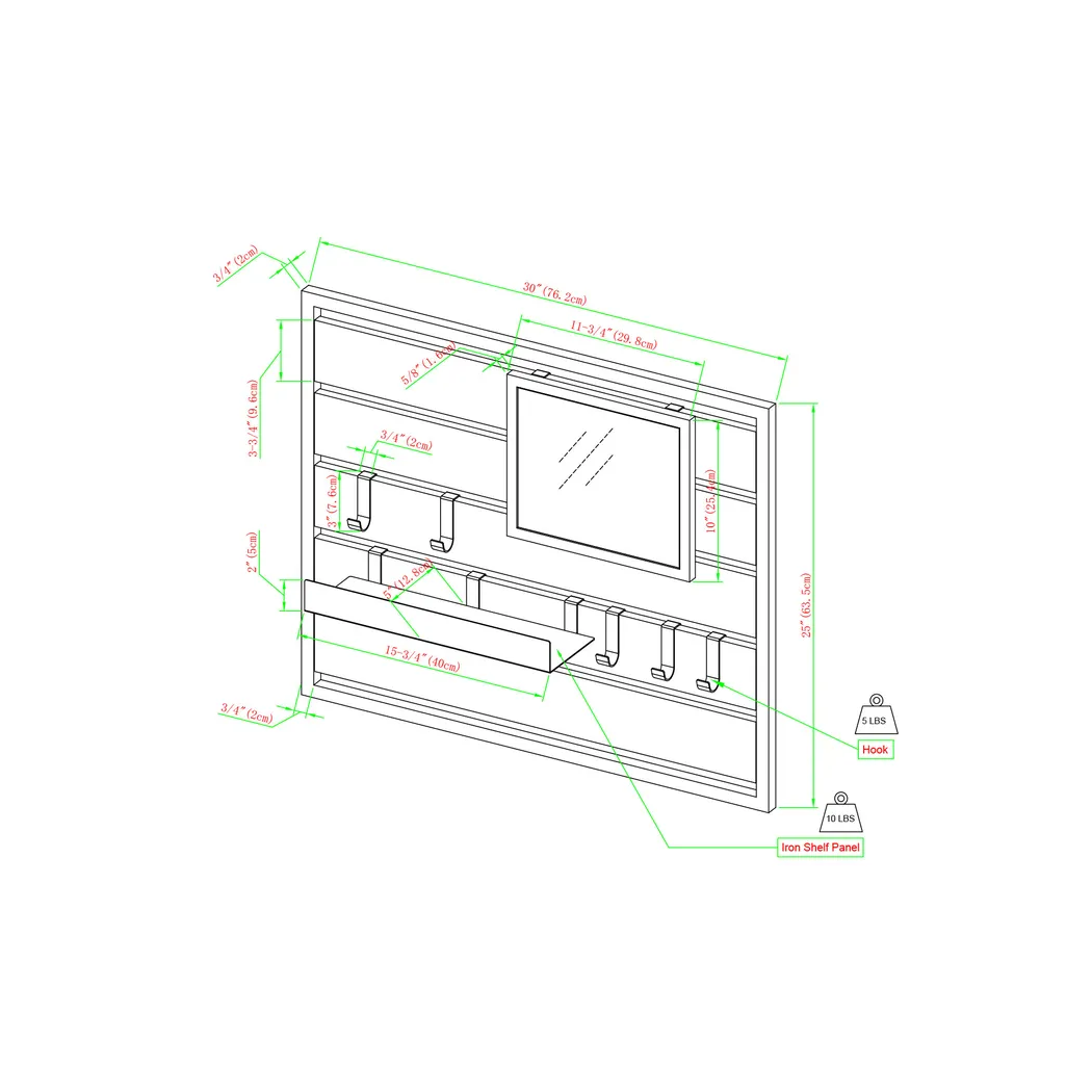 Navasota Walnut Wall Shelf - Thumbnail - Image 4
