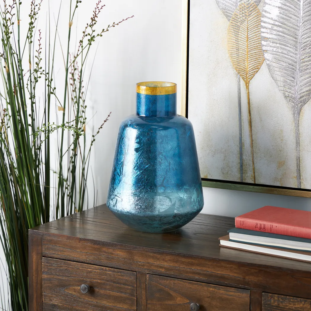 Navilu Blue Vase - Thumbnail - Image 2