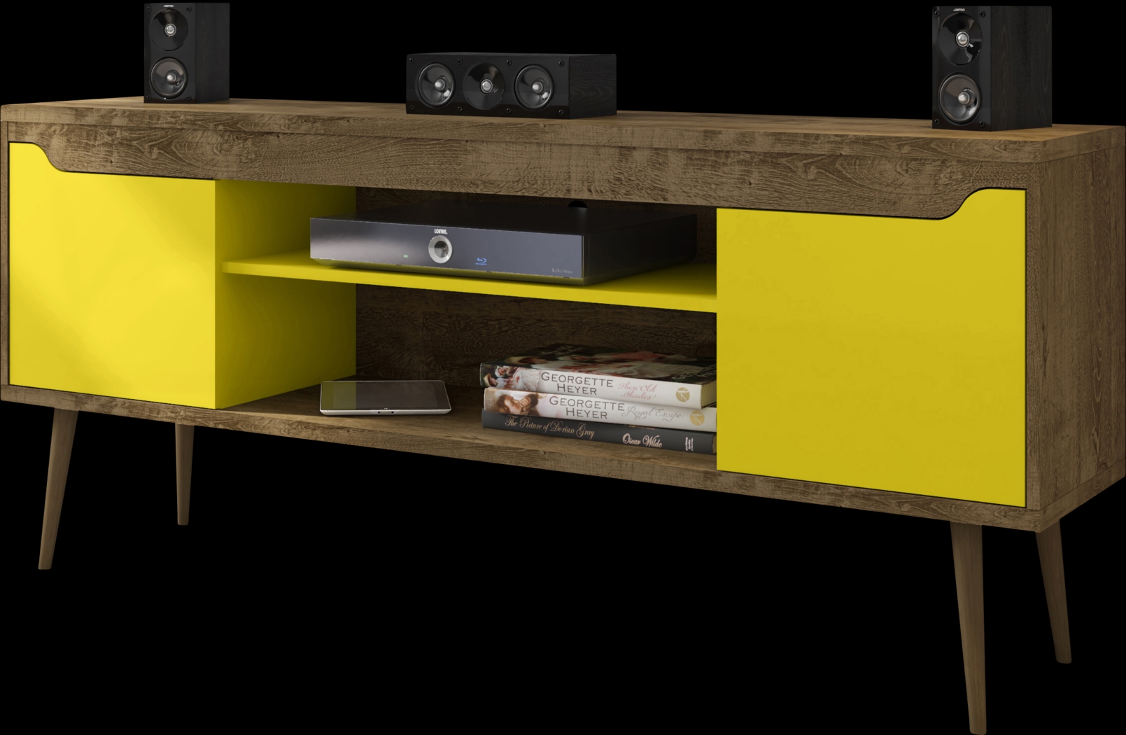 Navorro Brown 63 in. Console - Thumbnail - Image 1