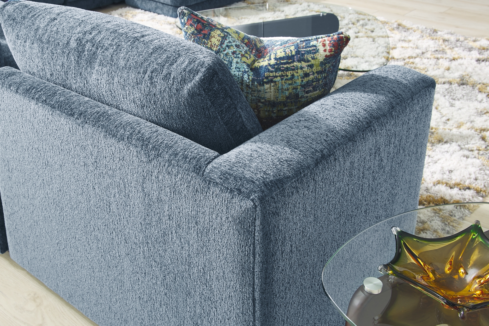 Navy 3 Pc ModularFour with Media Console - Thumbnail - Image 3