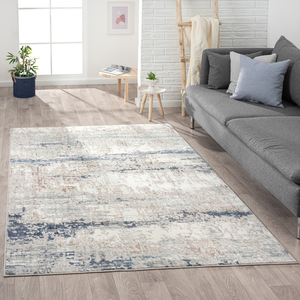 Savalem Navy 5' x 7' Rug - Thumbnail - Image 2