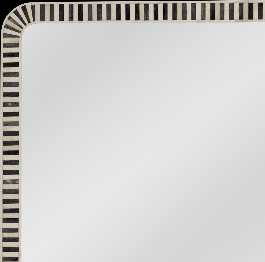Nayborly Cream and Gray Mirror - Thumbnail - Image 3