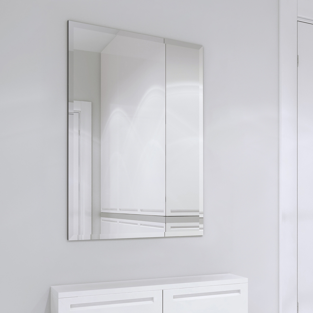 Nayda Silver Rectangle Large Mirror - Thumbnail - Image 10