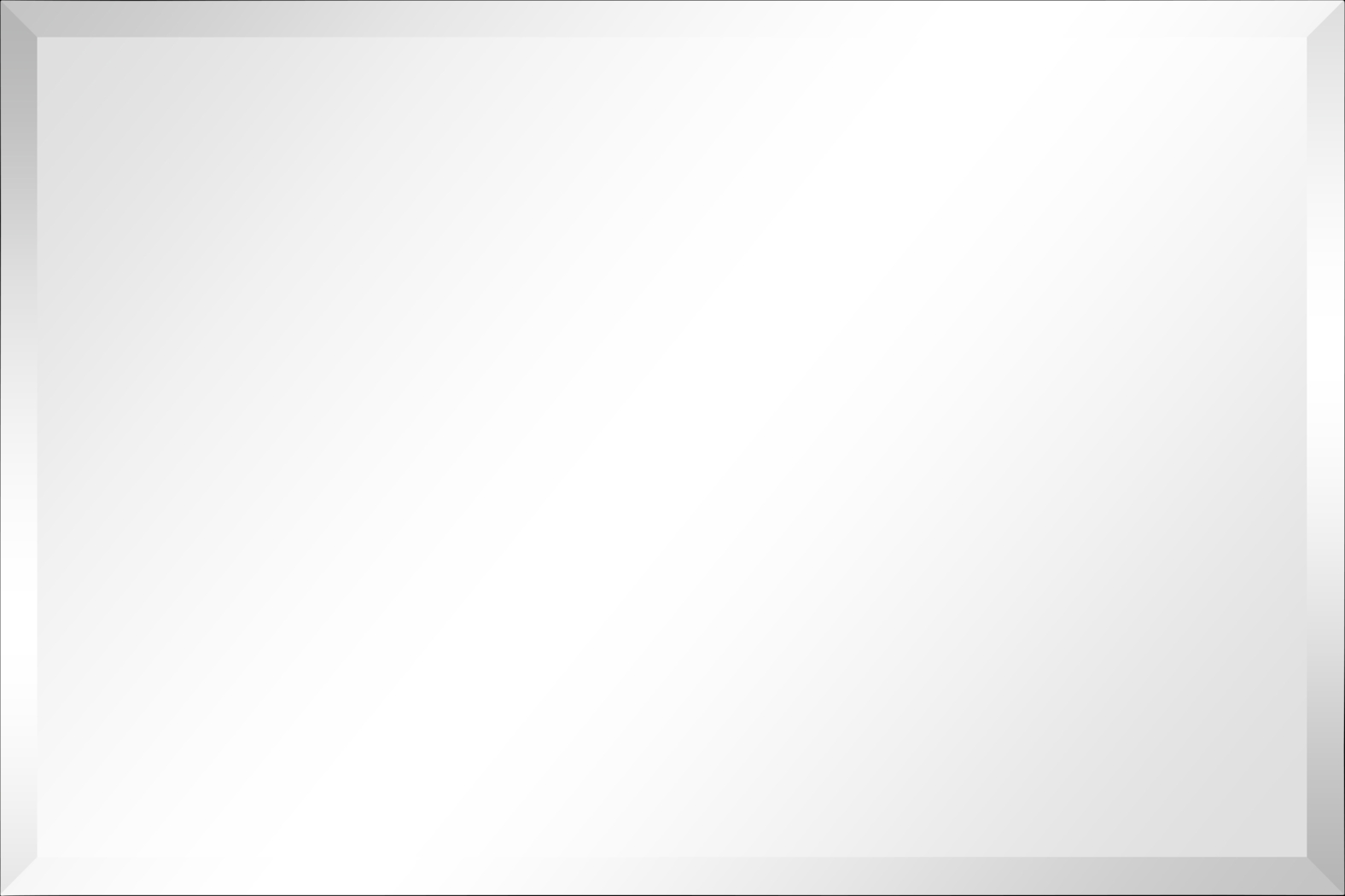 Nayda Silver Rectangle Small Mirror - Thumbnail - Image 3