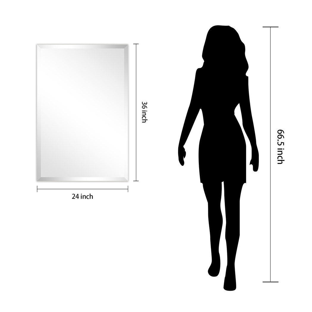 Nayda Silver Rectangle Small Mirror - Thumbnail - Image 8