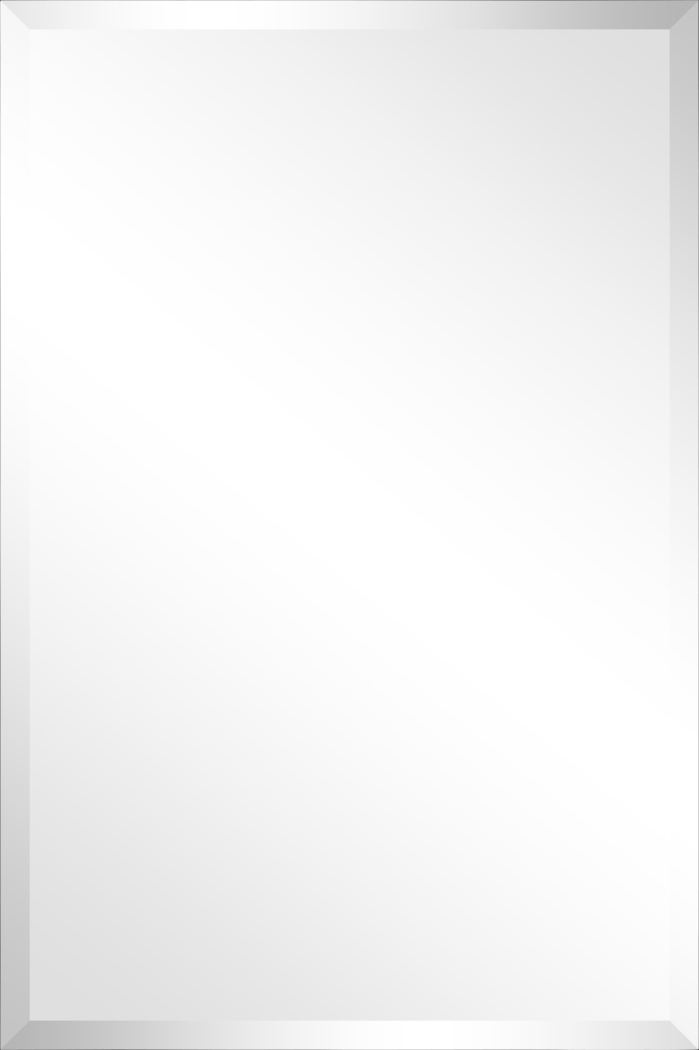 Nayda Silver Rectangle Small Mirror - Thumbnail - Image 1