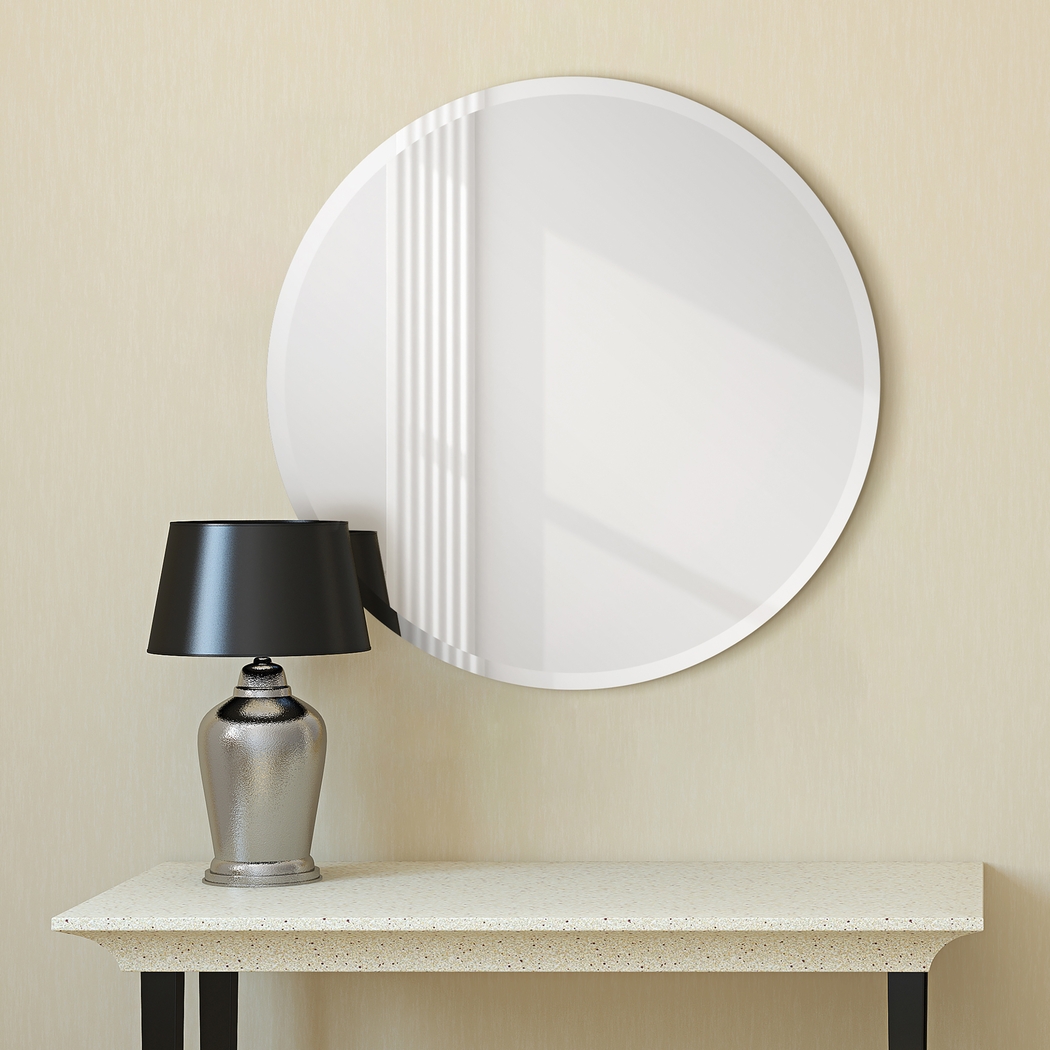 Nayda Silver Round Mirror - Thumbnail - Image 5