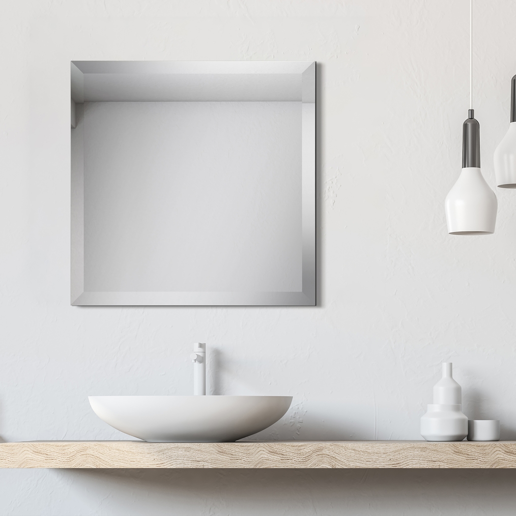 Nayda Silver Square Mirror - Thumbnail - Image 4
