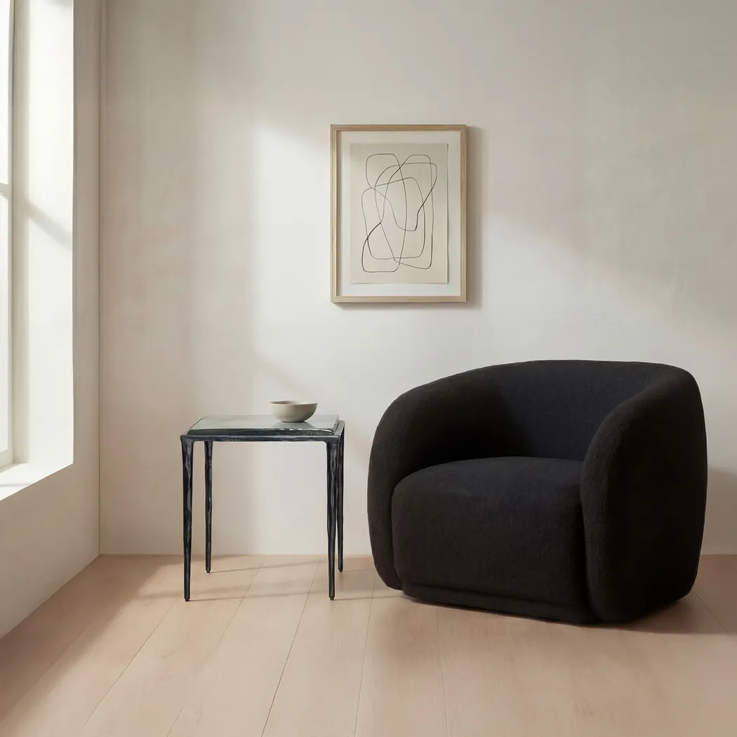 Naydette Clear End table - Thumbnail - Image 2