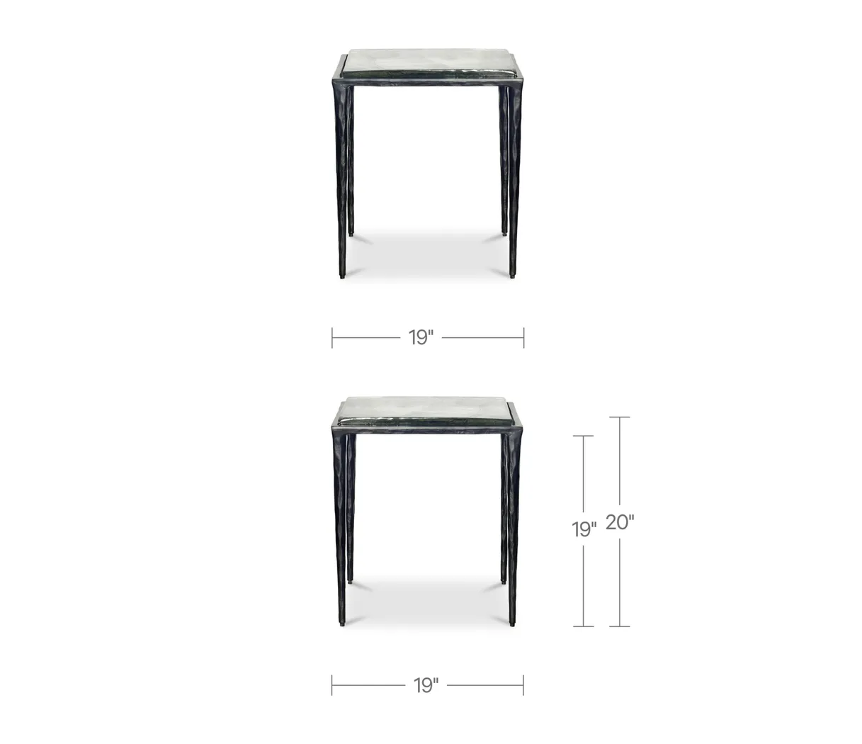 Naydette Clear End table - Thumbnail - Image 3
