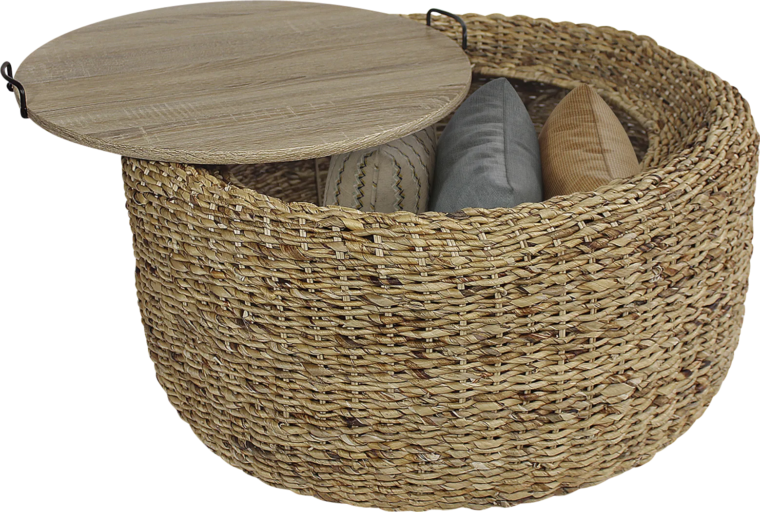 Nayel Brown Coffee Table - Thumbnail - Image 3