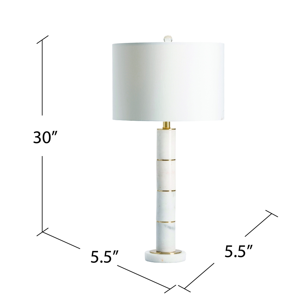 Naylor Gate White Table Lamps, Set of 2 - Thumbnail - Image 4
