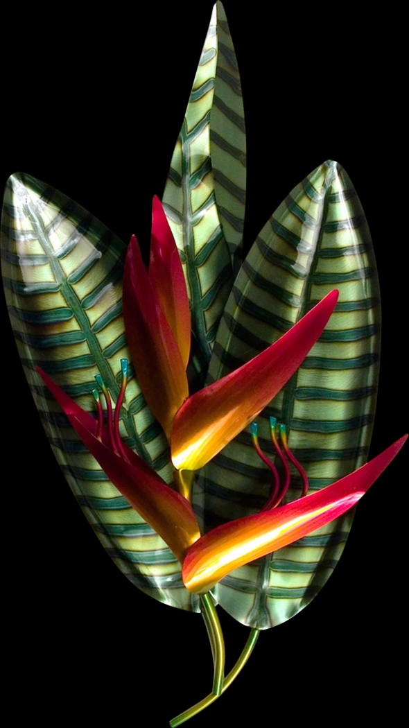 Nazmin Green Indoor/Outdoor Wall Art - Thumbnail - Image 1