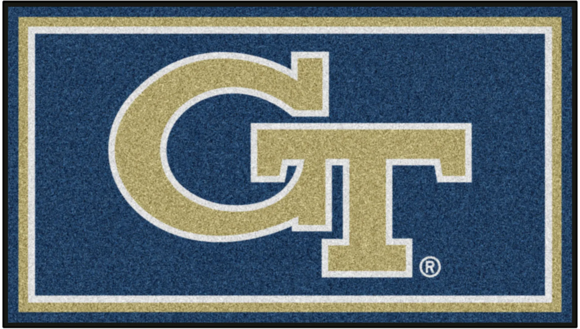NCAA Big Game Georgia Tech 3' x 5' Rug - Thumbnail - Image 1