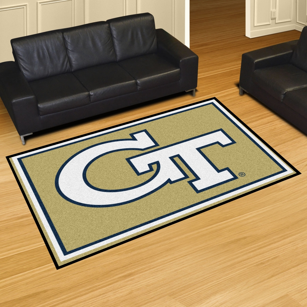 NCAA Big Game Georgia Tech 5' x 8' Rug - Thumbnail - Image 2