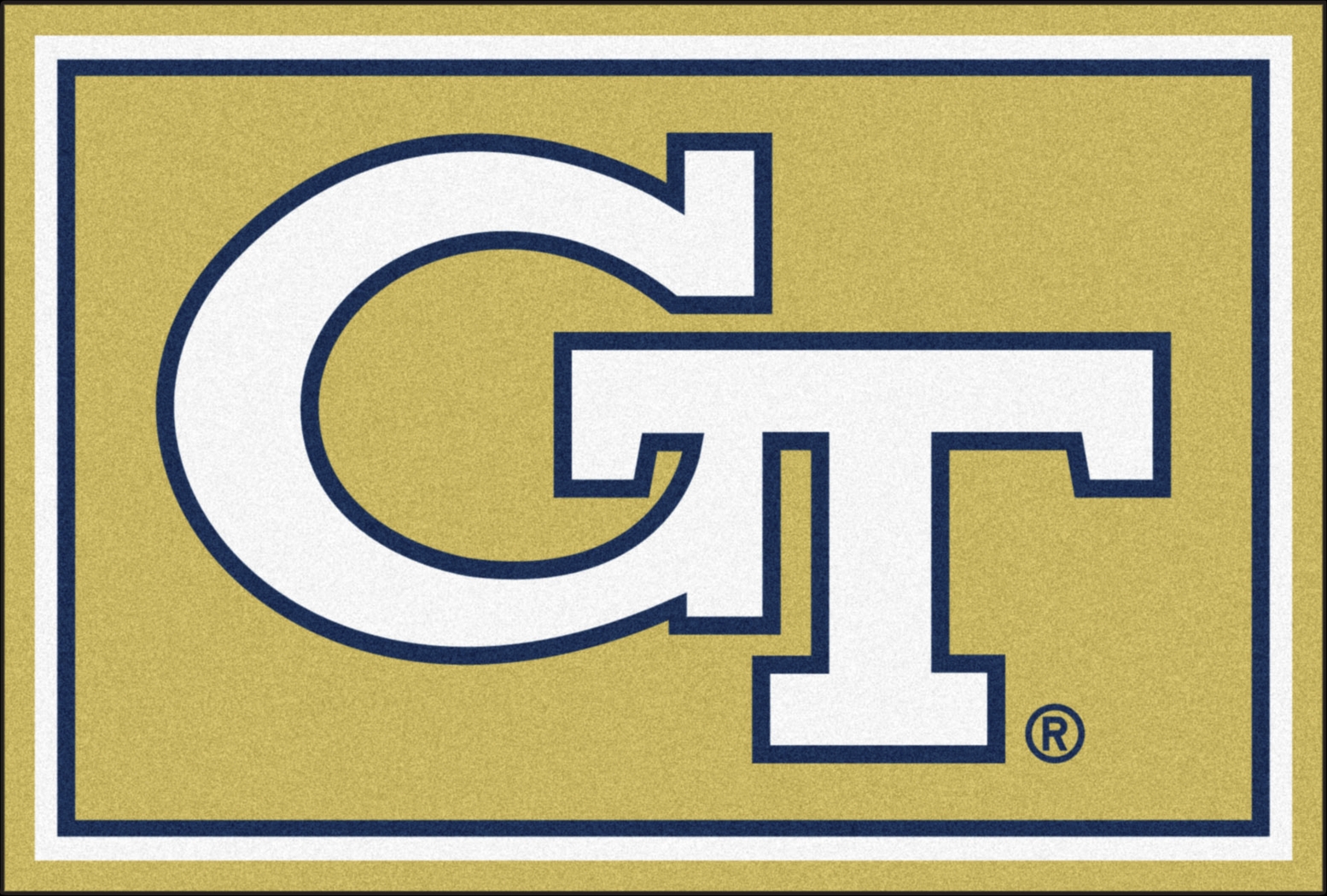 NCAA Big Game Georgia Tech 5' x 8' Rug - Thumbnail - Image 1