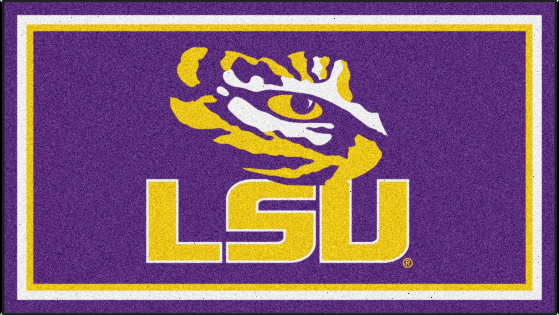 NCAA Big Game Louisiana State University 3' x 5' Rug - Thumbnail - Image 1