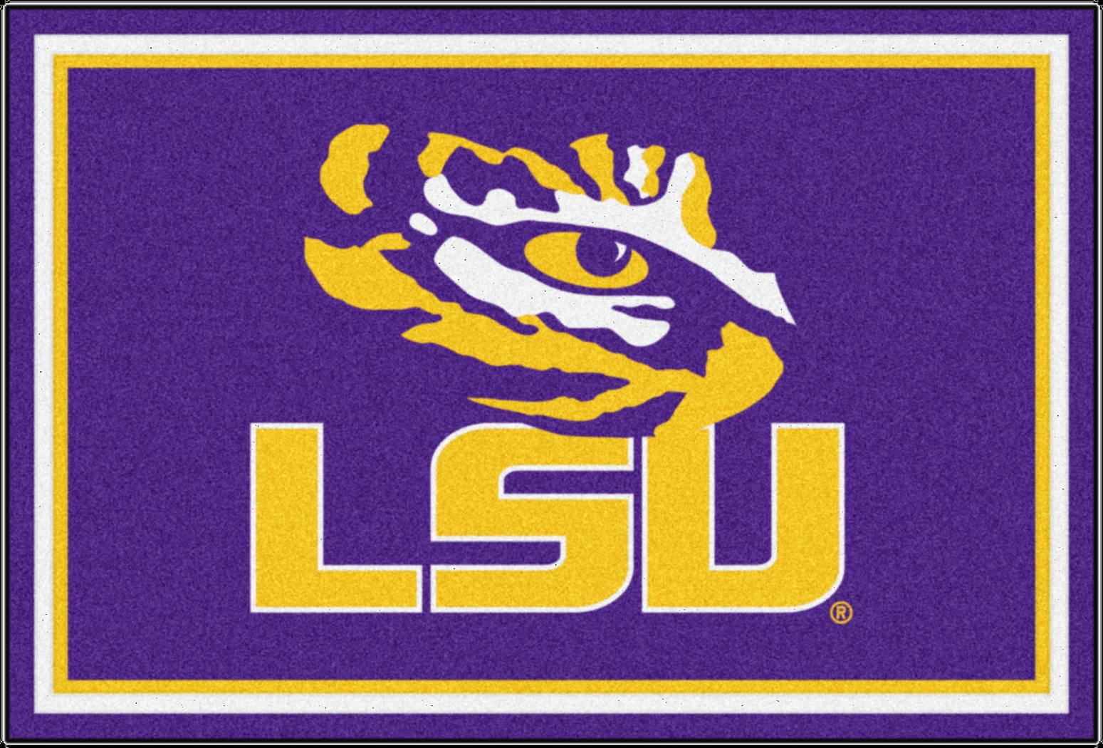 NCAA Big Game Louisiana State University 5' x 8' Rug - Thumbnail - Image 1