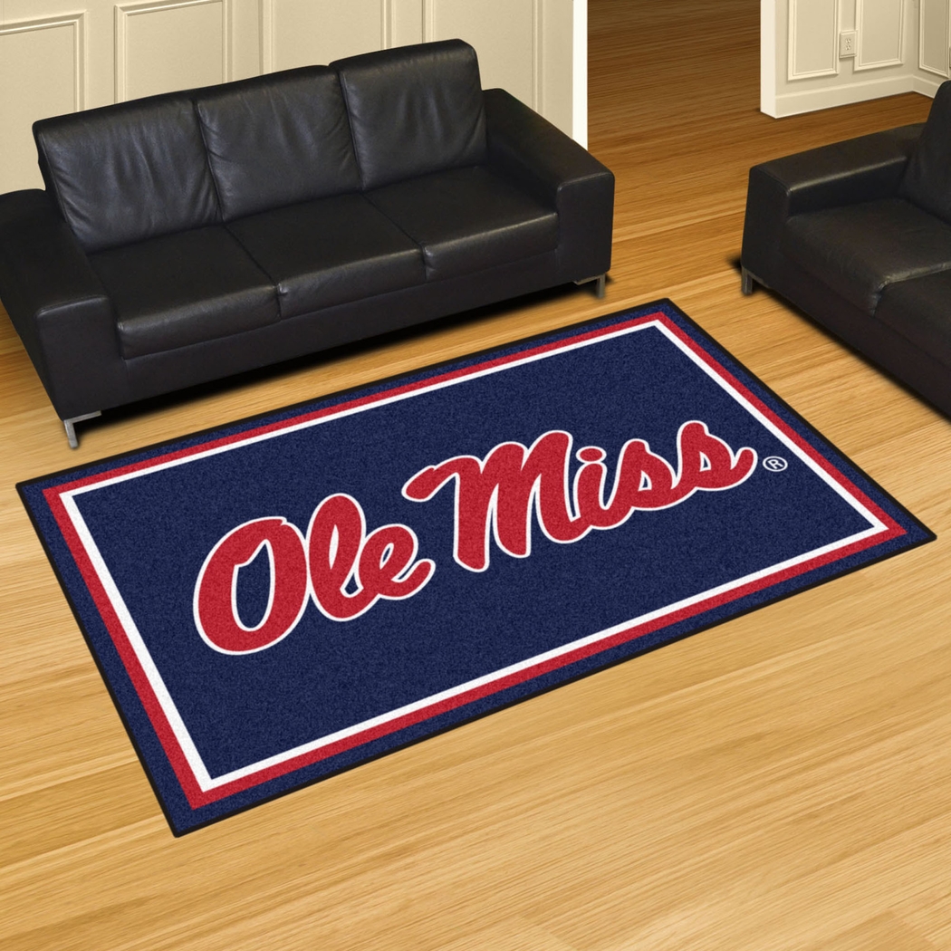 NCAA Big Game University of Mississippi 5' x 8' Rug - Thumbnail - Image 2