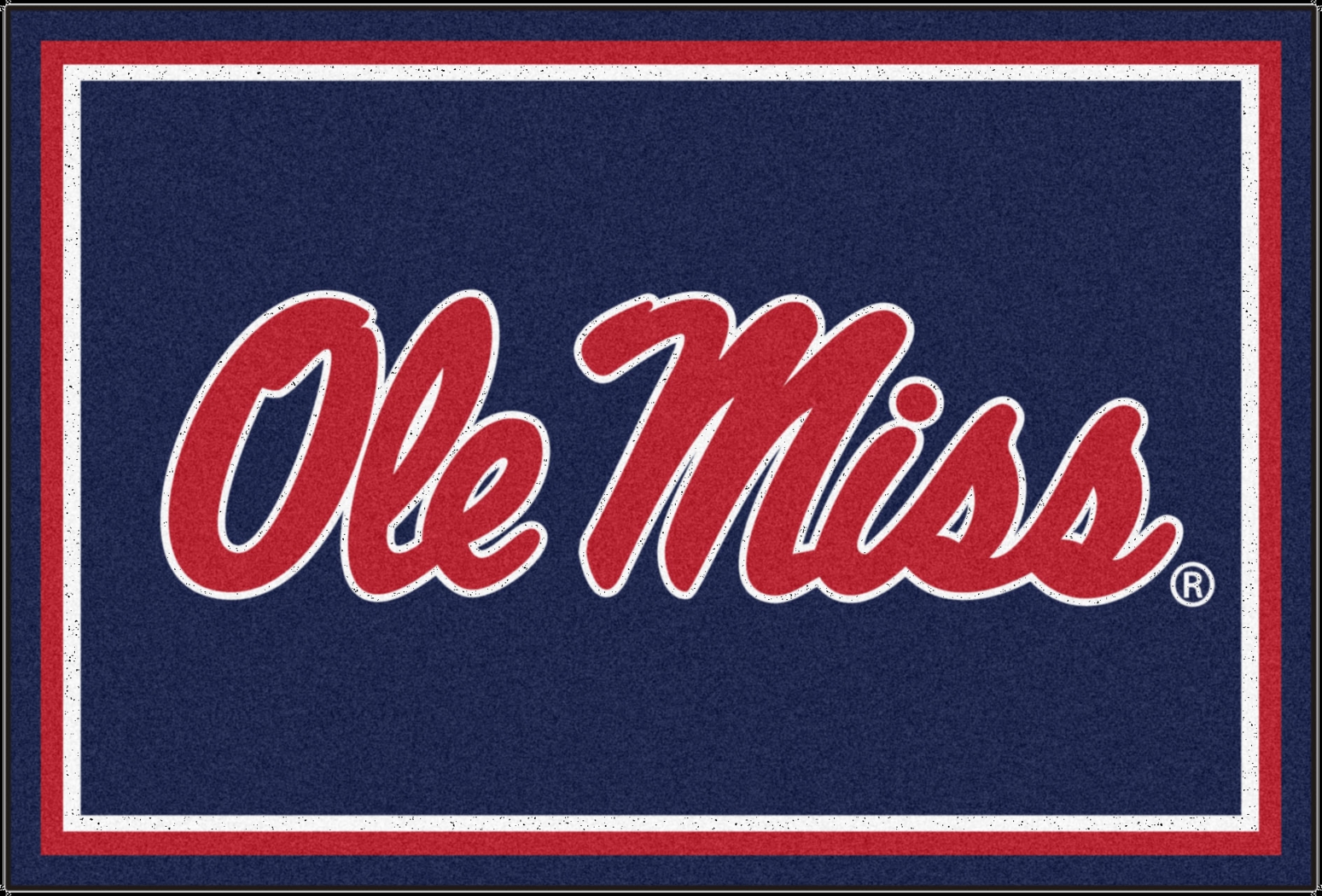 NCAA Big Game University of Mississippi 5' x 8' Rug - Thumbnail - Image 1