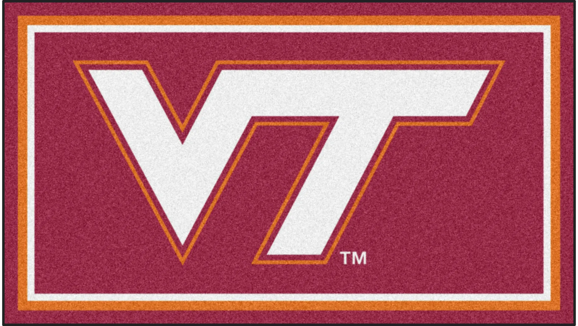 NCAA Big Game Virginia Tech 3' x 5' Rug - Thumbnail - Image 1