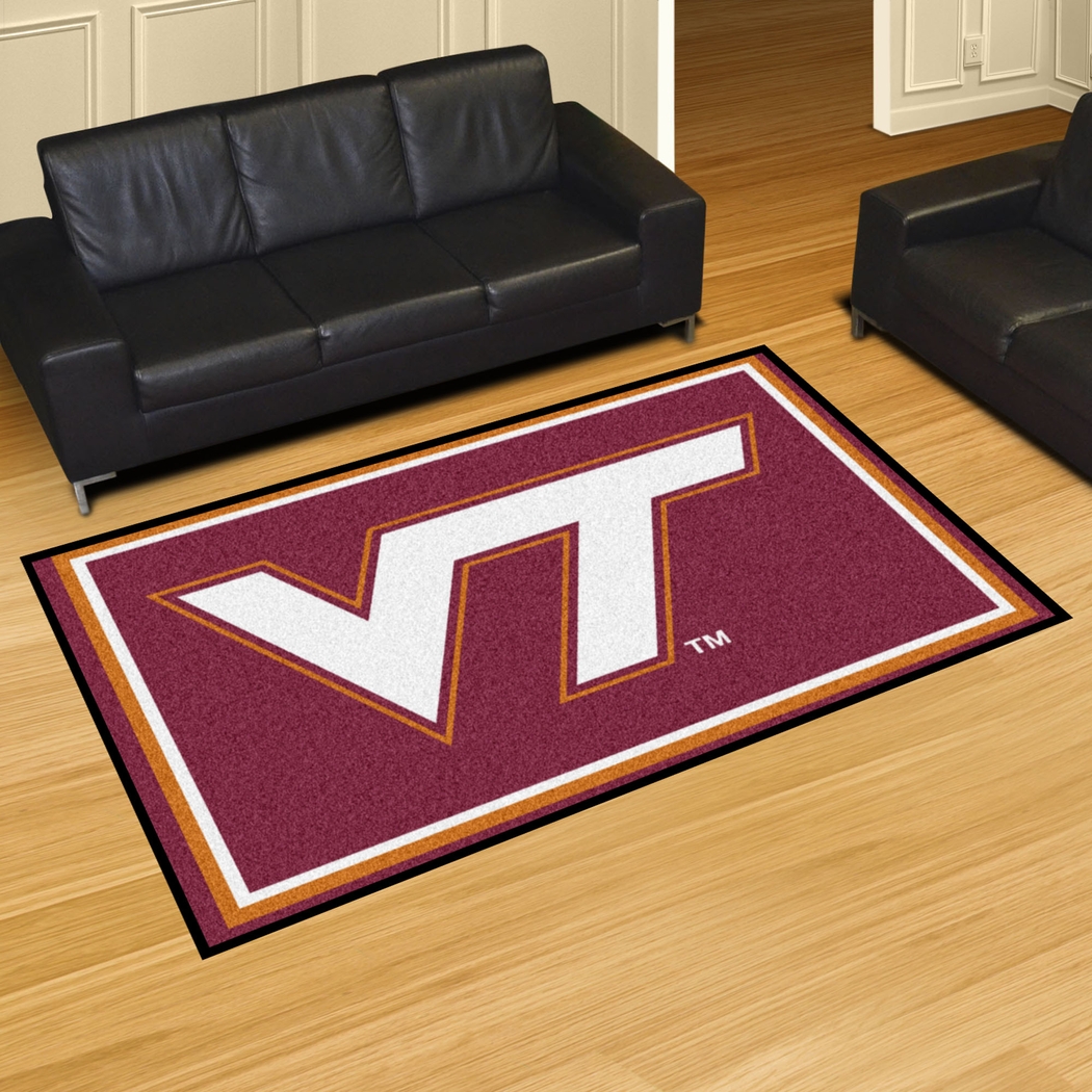NCAA Big Game Virginia Tech 5' x 8' Rug - Thumbnail - Image 2