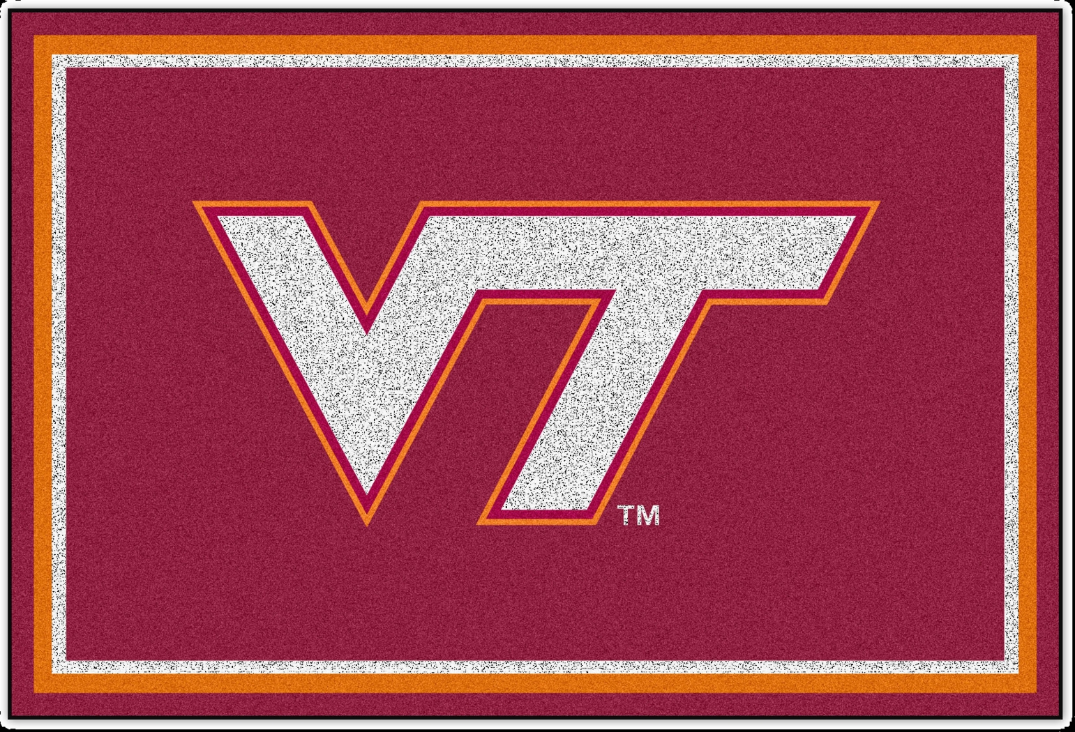 NCAA Big Game Virginia Tech 5' x 8' Rug - Thumbnail - Image 1