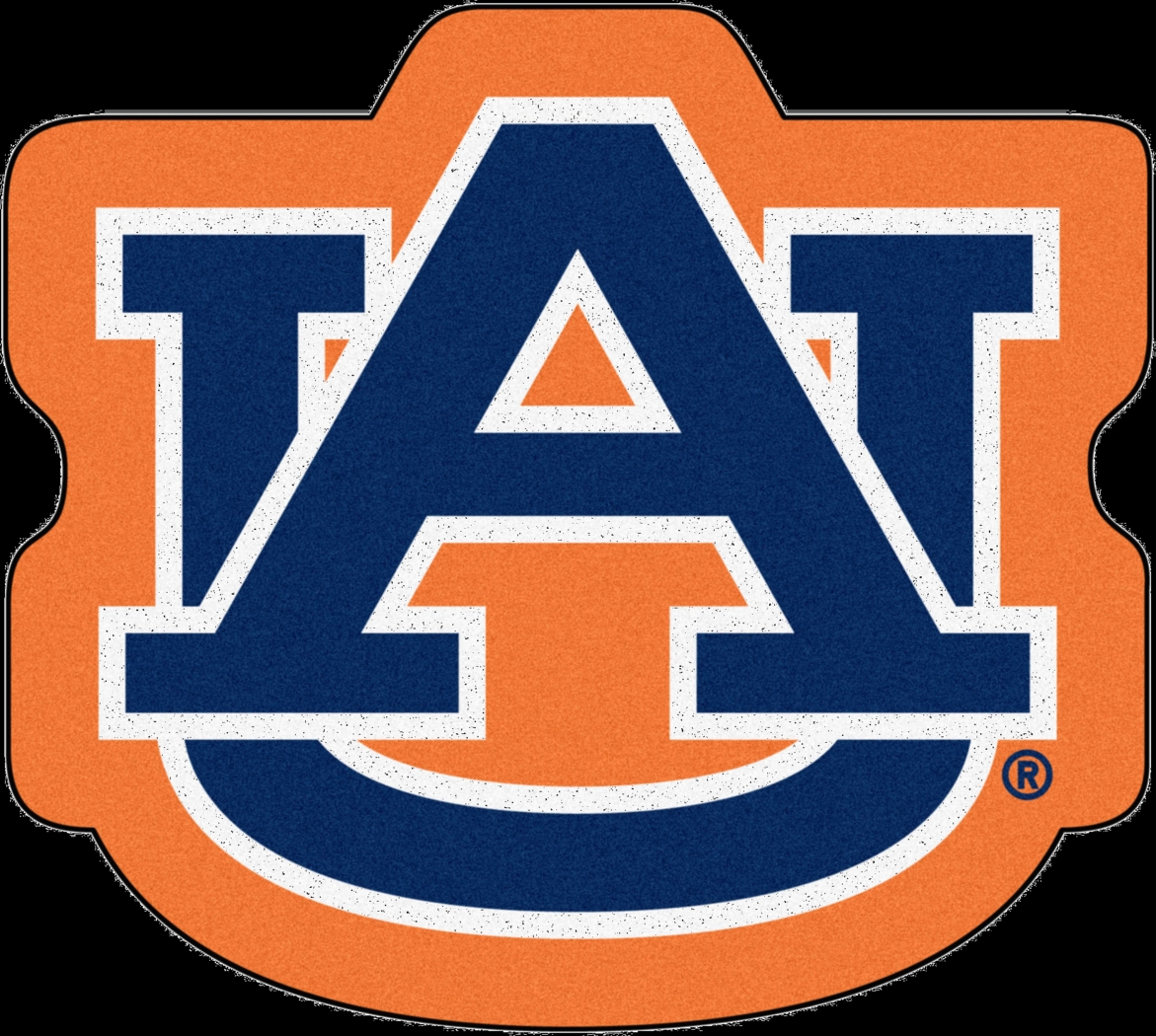 NCAA Football Mascot Auburn University 1'6" x 2' Rug - Thumbnail - Image 1