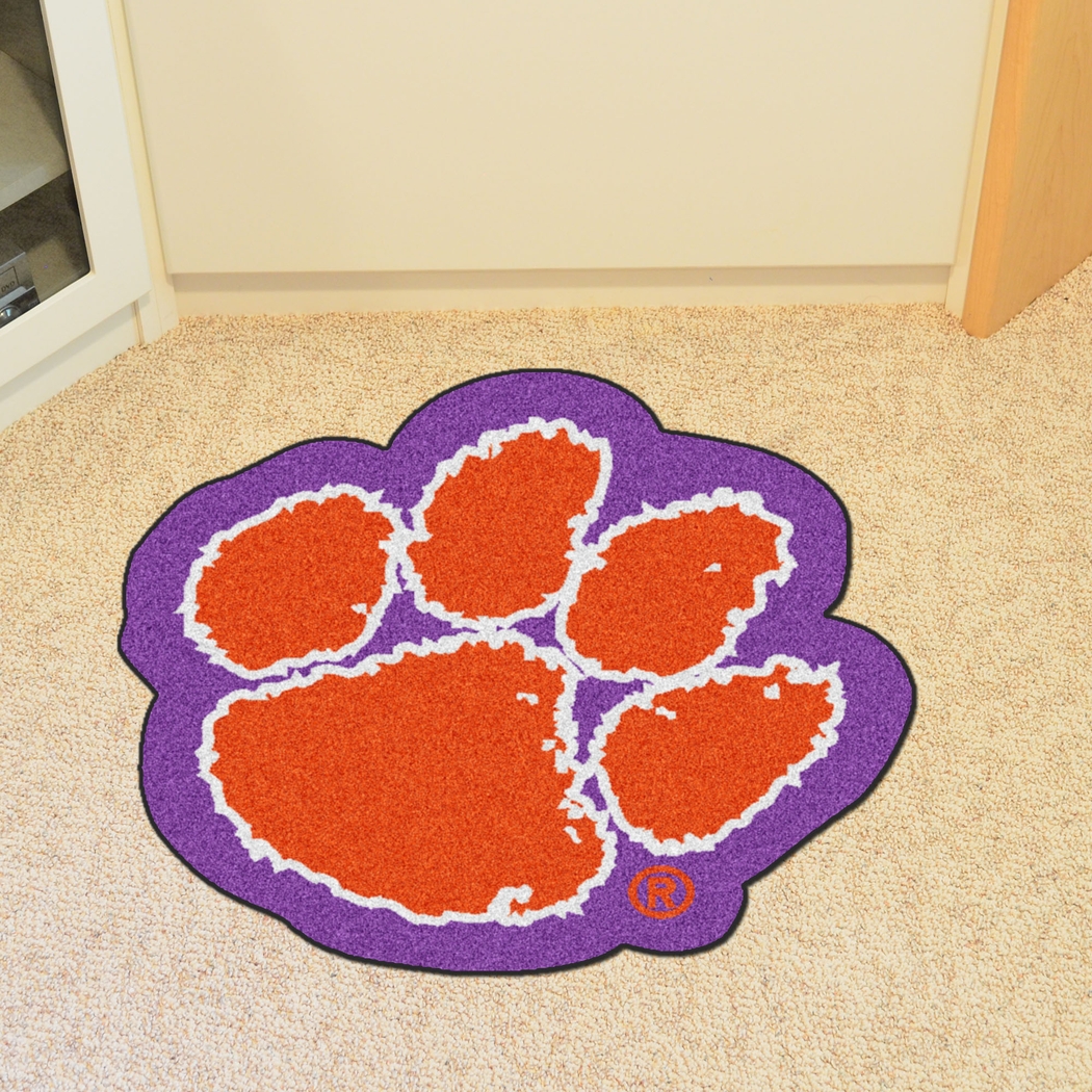 NCAA Football Mascot Clemson University 1'6" x 2" Rug - Thumbnail - Image 2