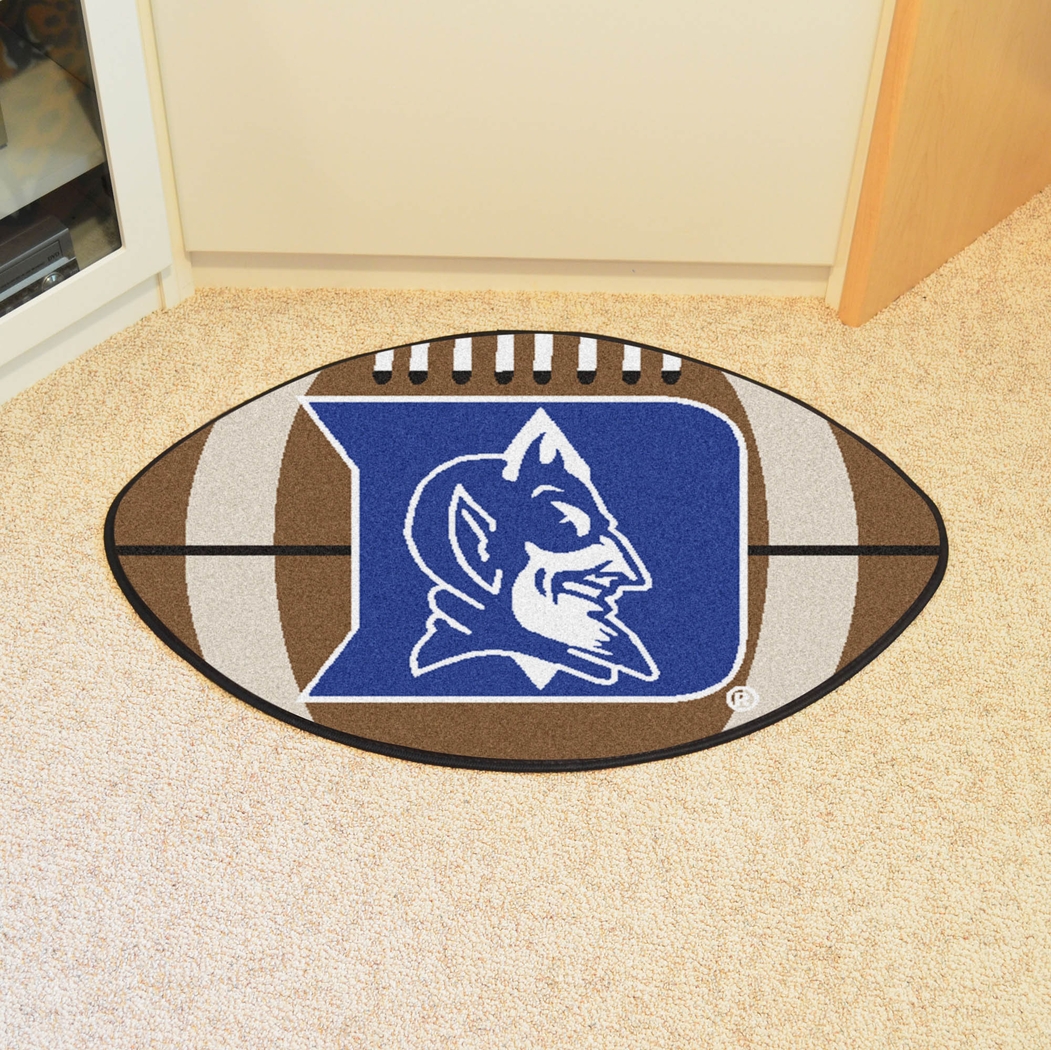 NCAA Football Mascot Duke University 1'6" x 1'10" Rug - Thumbnail - Image 2