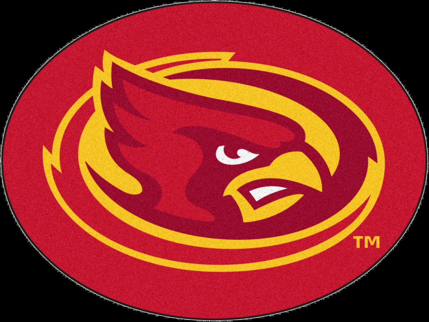 NCAA Football Mascot Iowa State University 1'6" x 2" Rug - Thumbnail - Image 1