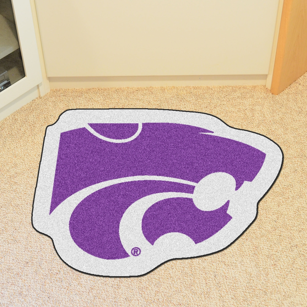 NCAA Football Mascot Kansas State University 1'6" x 2" Rug - Thumbnail - Image 2