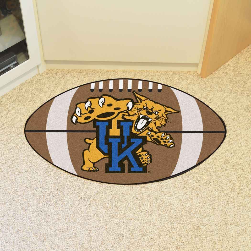 NCAA Football Mascot Kentucky University 1'6"x 1'10" Rug - Thumbnail - Image 2