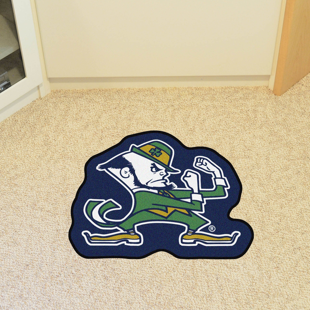 NCAA Football Mascot Notre Dame 1'6" x 2' Rug - Thumbnail - Image 2