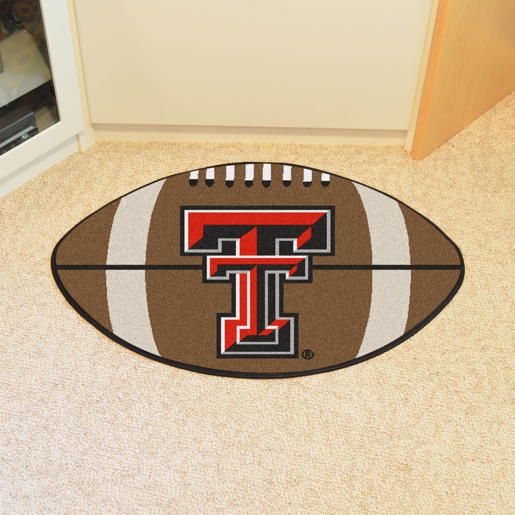 NCAA Football Mascot Texas Tech University 1'6" x 1'10" Rug - Thumbnail - Image 2