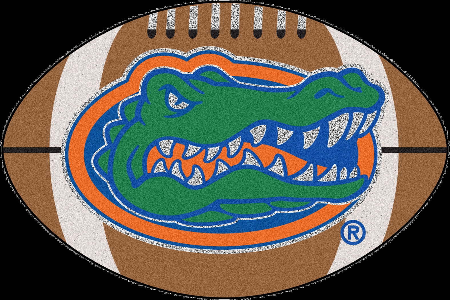 NCAA Football Mascot University of Florida 1'6" x 1'10" Rug - Thumbnail - Image 1