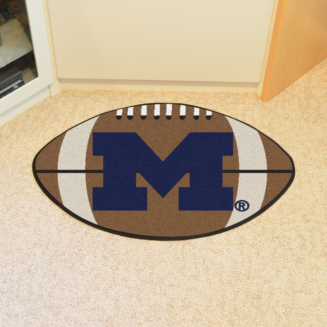 NCAA Football Mascot University of Michigan 1'6" x 1'10" Rug - Thumbnail - Image 2