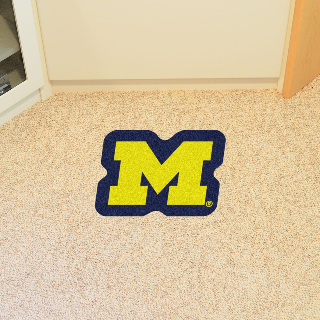 NCAA Football Mascot University of Michigan 1'6" x 2' Rug - Thumbnail - Image 2