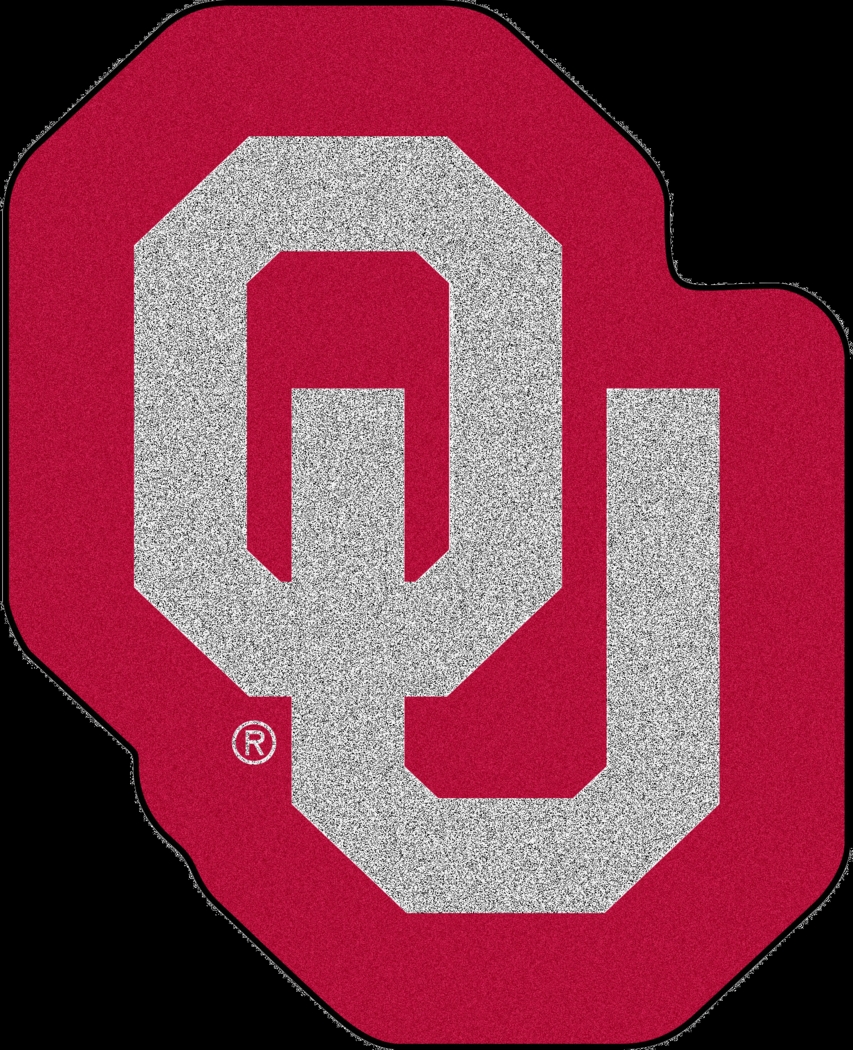 NCAA Football Mascot University of Oklahoma 1'6" x 2" Rug - Thumbnail - Image 1