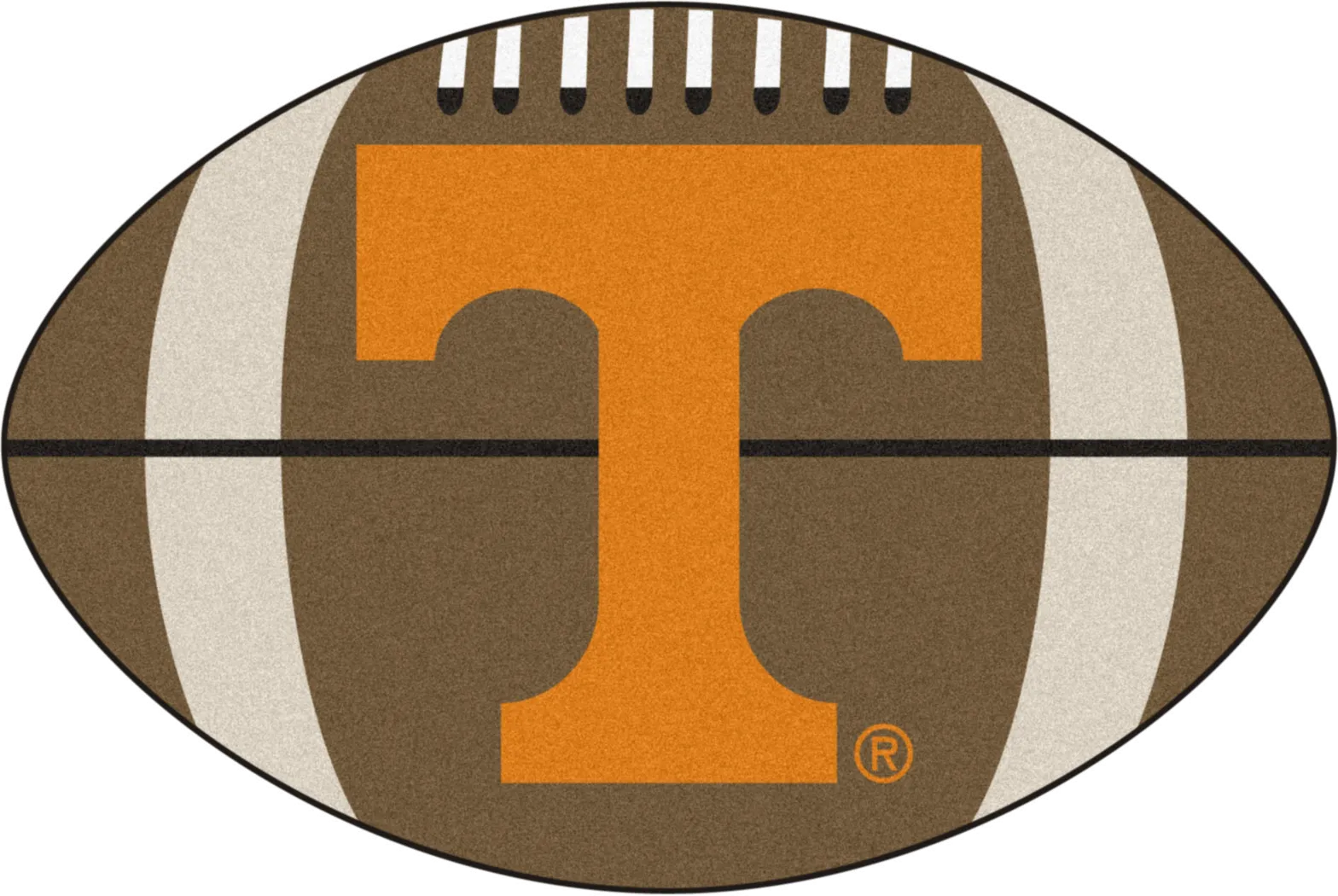 NCAA Football Mascot University of Tennessee 1'6" x 1'10" Rug - Thumbnail - Image 1