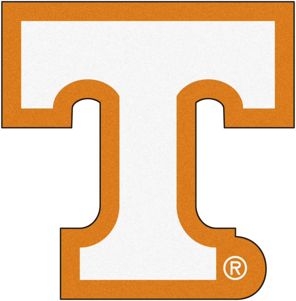 NCAA Football Mascot University of Tennessee 1'6" x 2" Rug - Thumbnail - Image 1