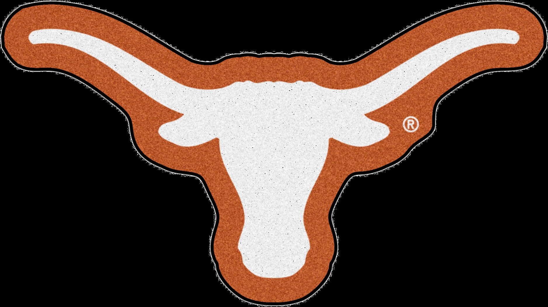 NCAA Football Mascot University of Texas 1'6" x 2' Rug - Thumbnail - Image 1