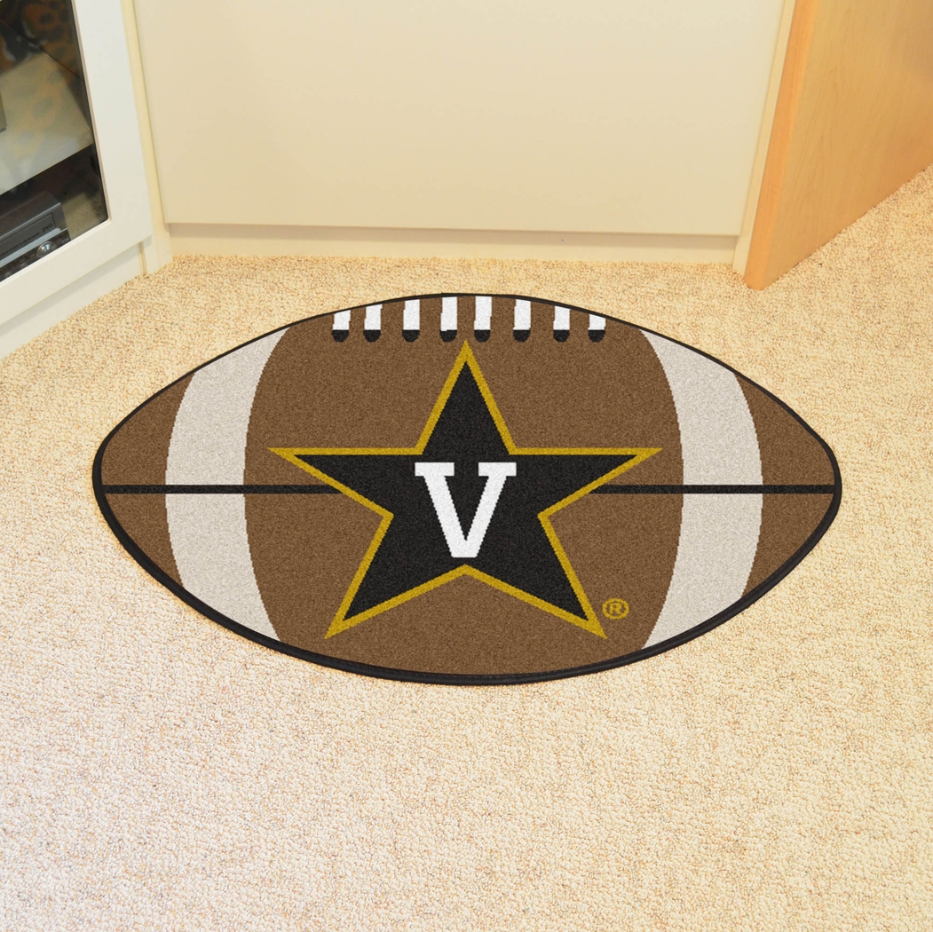 NCAA Football Mascot Vanderbilt University 1'6" x 1'10" Rug - Thumbnail - Image 2