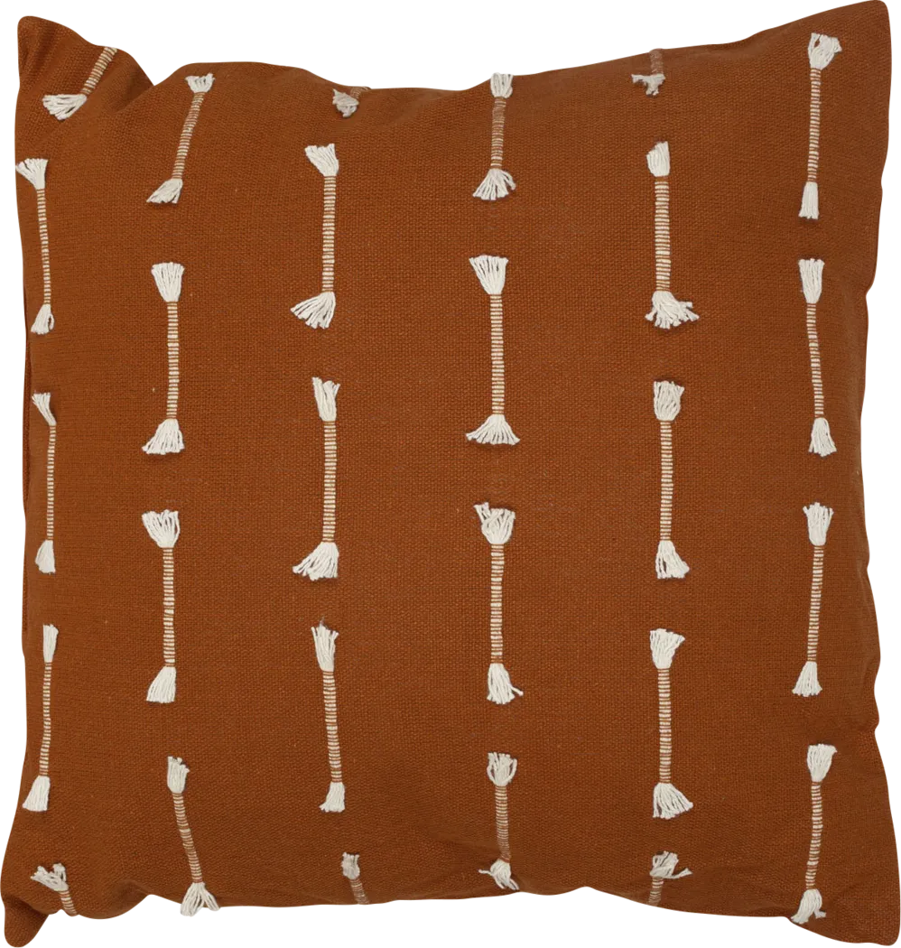 Ncube Brown Accent Pillow - Thumbnail - Image 1